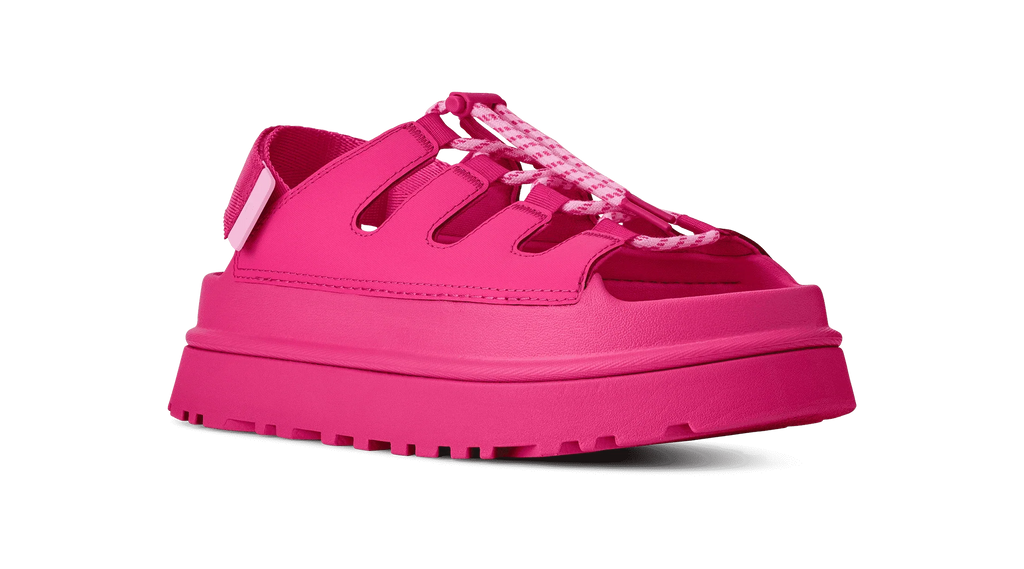 UGG W Goldenglow Toggle DEEP Coral: rose sandales pour femme
