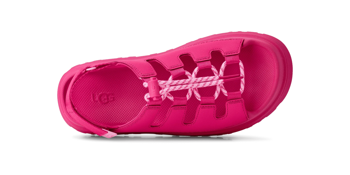 UGG W Goldenglow Toggle DEEP Coral: rose sandales pour femme