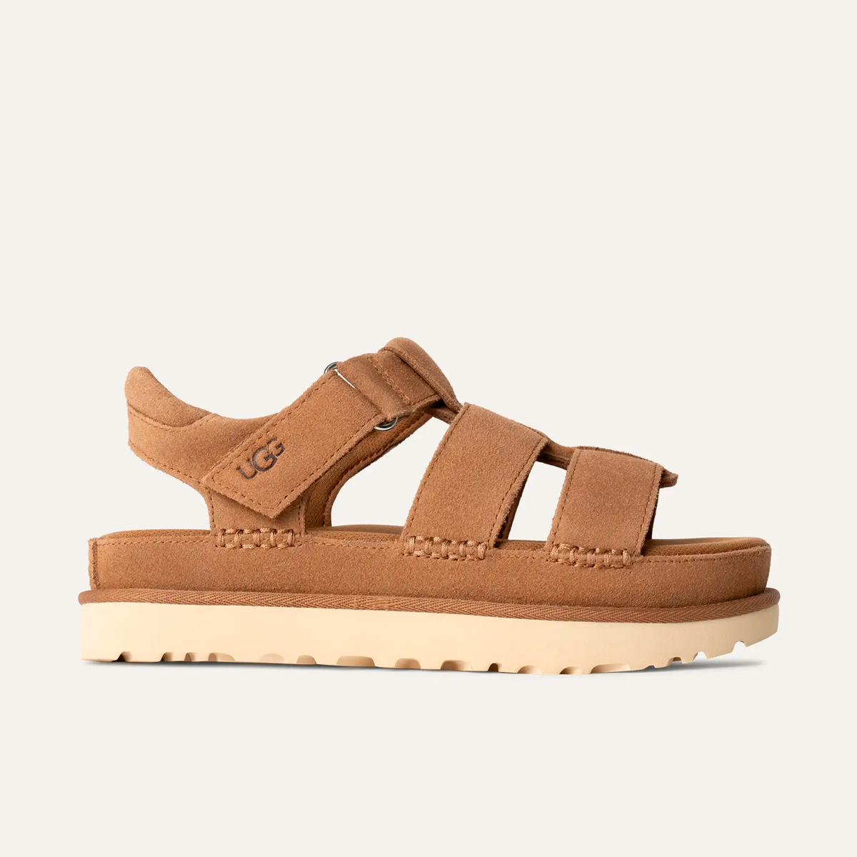 UGG W Goldenstar Strap: ブラウン サンダル レディース – Tascon