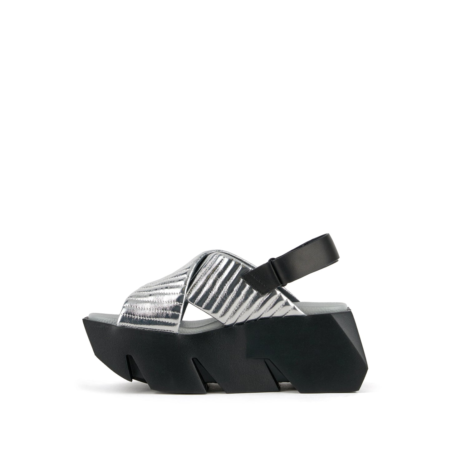 UNITED NUDE | SANDÀLIES | DONA | BULL PUFFER SILVER | PLATEJAT