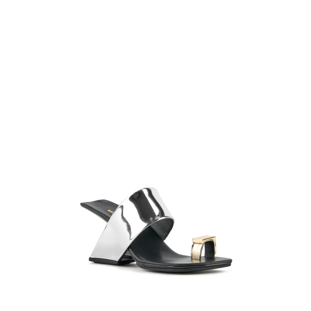 UNITED NUDE | САНДАЛІ | ЖІНКИ | LOOP TOE HI CUBE RING SILVER | ВЕСНА ЛІТО