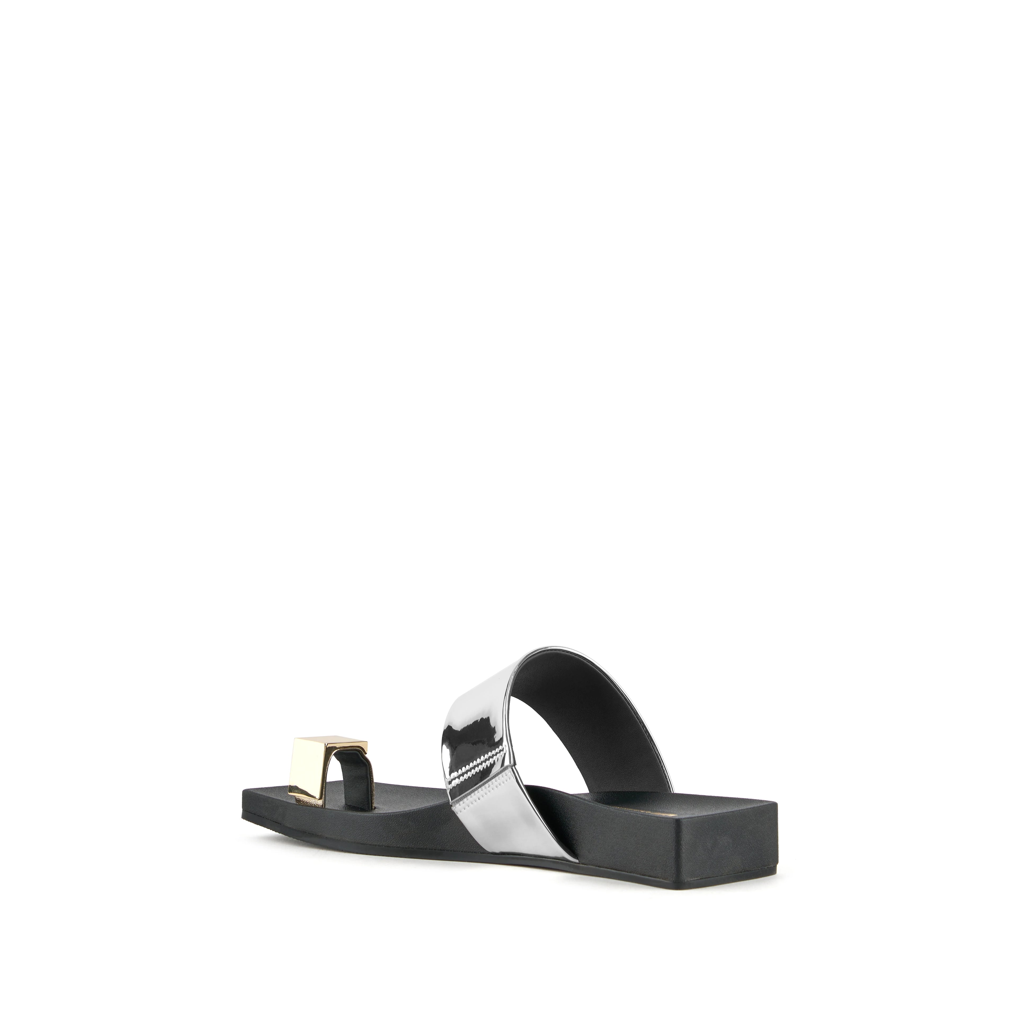 UNITED NUDE | САНДАЛІ | ЖІНКИ | LOOP TOE LO CUBE RING СРІБЛО | ВЕСНА ЛІТО