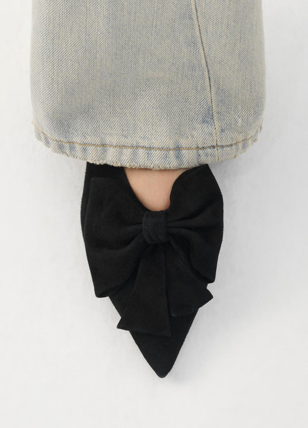 VAGABOND Hermine Nobuk Black: zwart ballerina’s voor dames