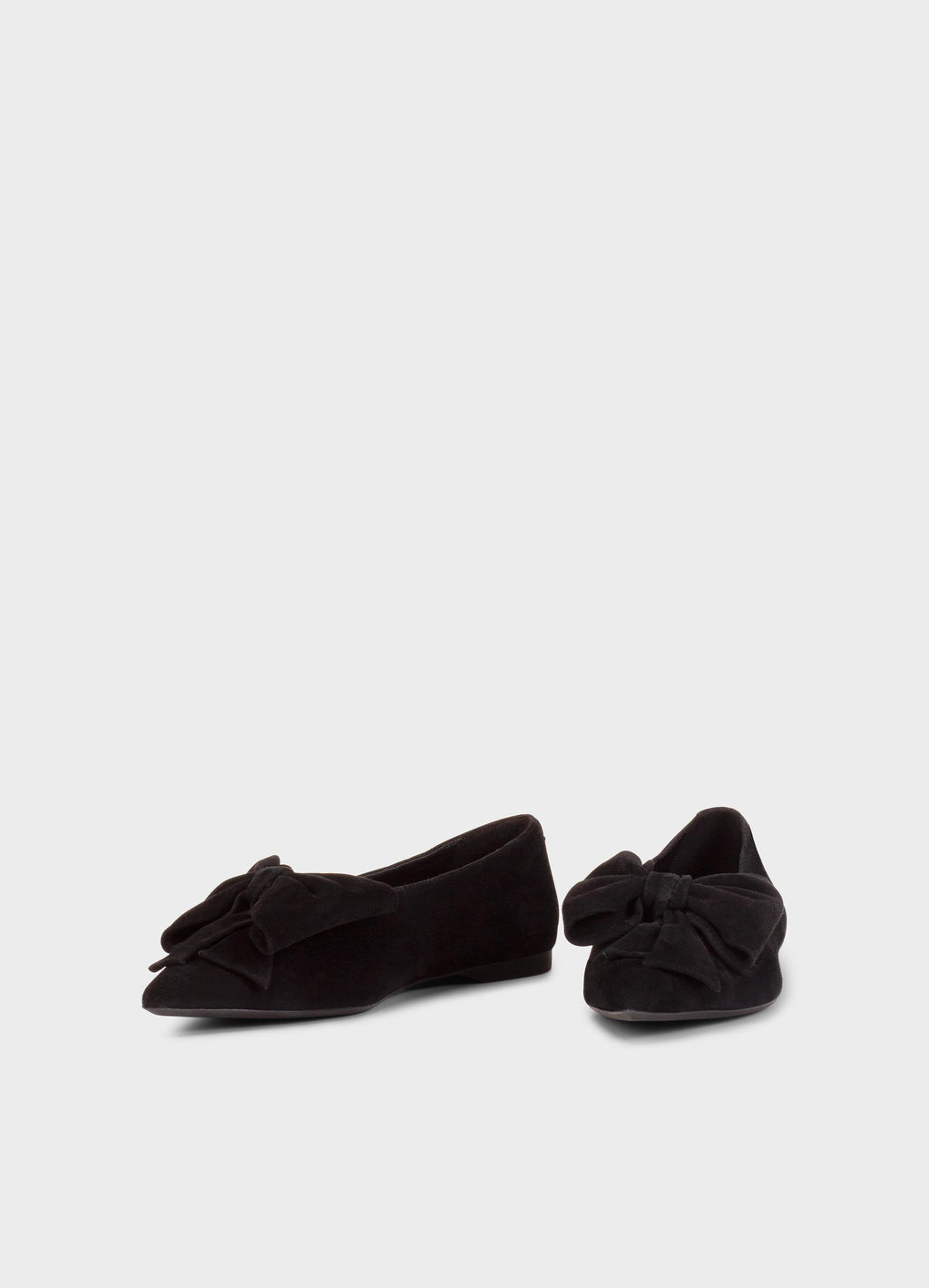 VAGABOND Hermine Nobuk Black: zwart ballerina’s voor dames