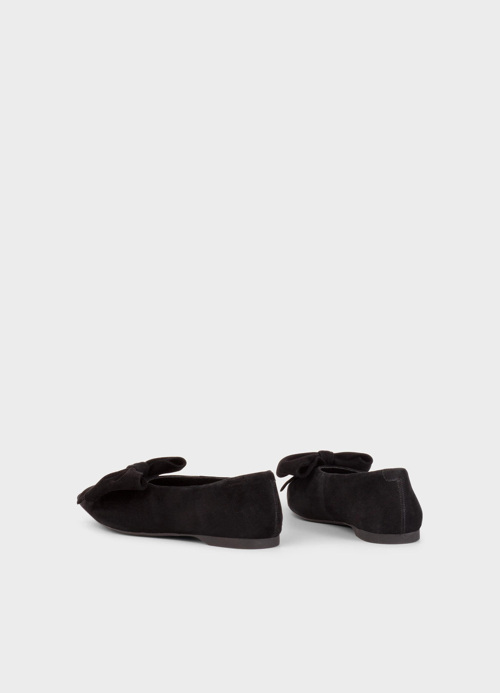 VAGABOND Hermine Nobuk Black: zwart ballerina’s voor dames