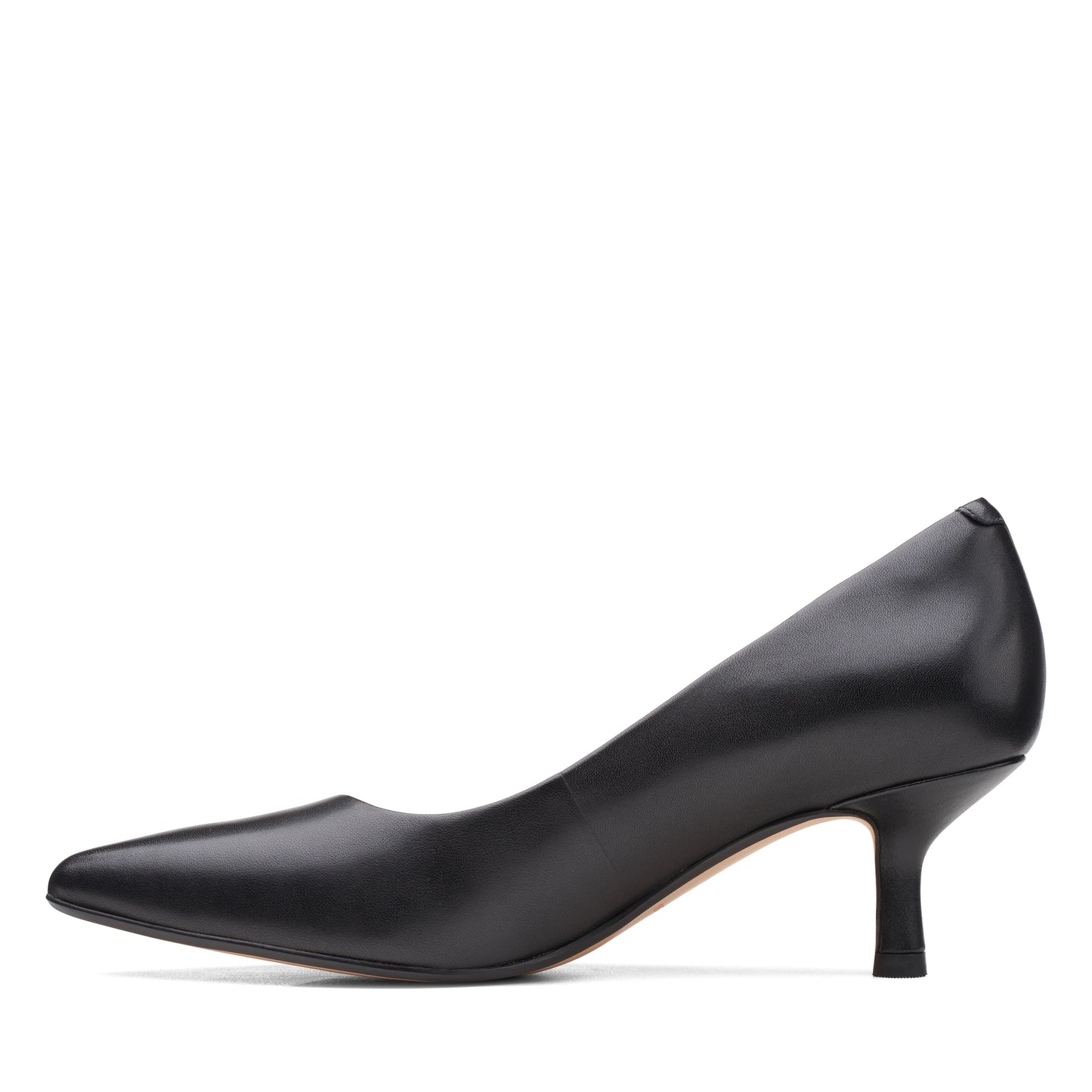 Zapatos De Tacón De La Marca Clarks Para Mujer Modelo Violet Rae Black Leather En Color Negro