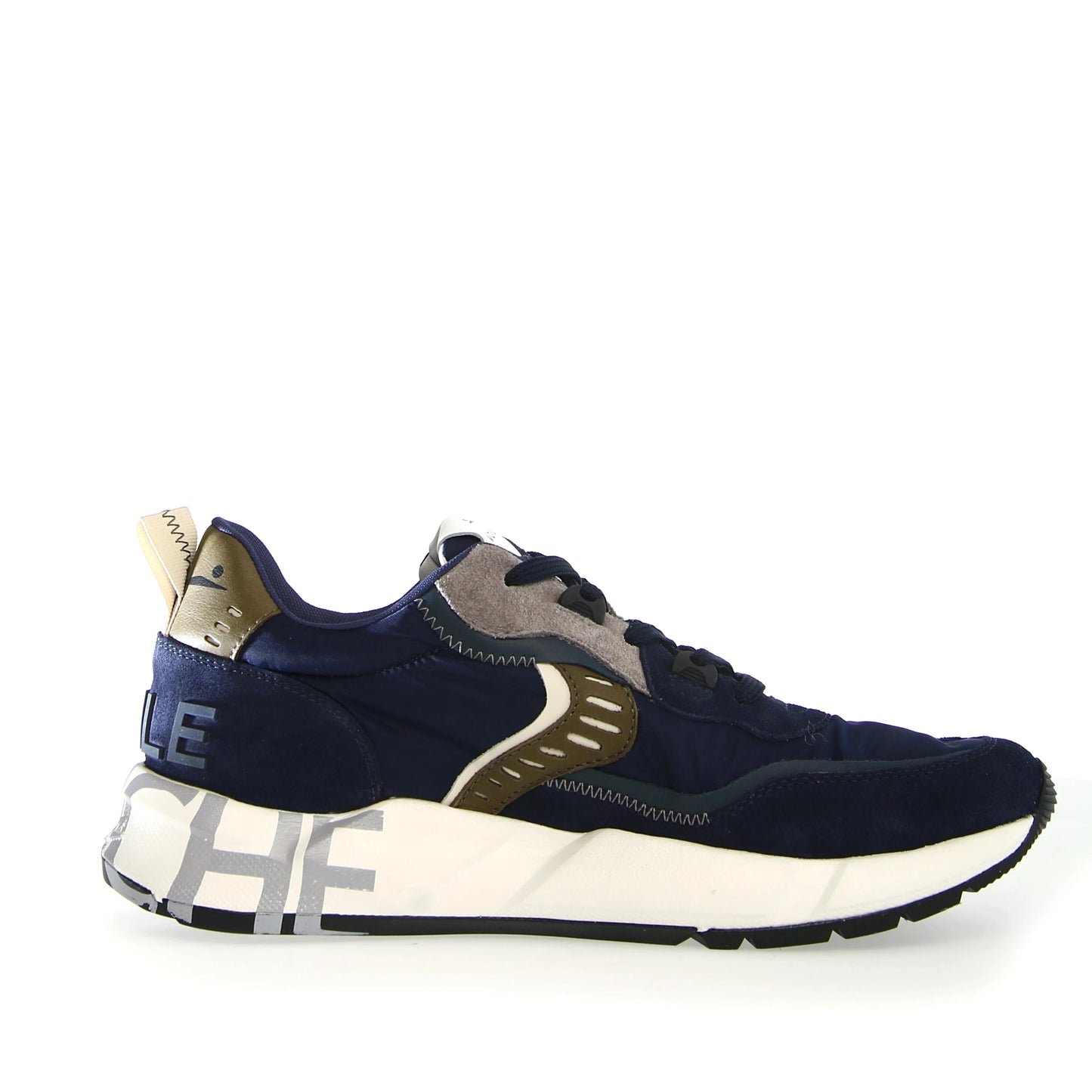 VOILE BLANCHE | SNEAKERS HOMBRE | CLUB01 SUEDE/NYLON NAVY DARK GREY | AZUL