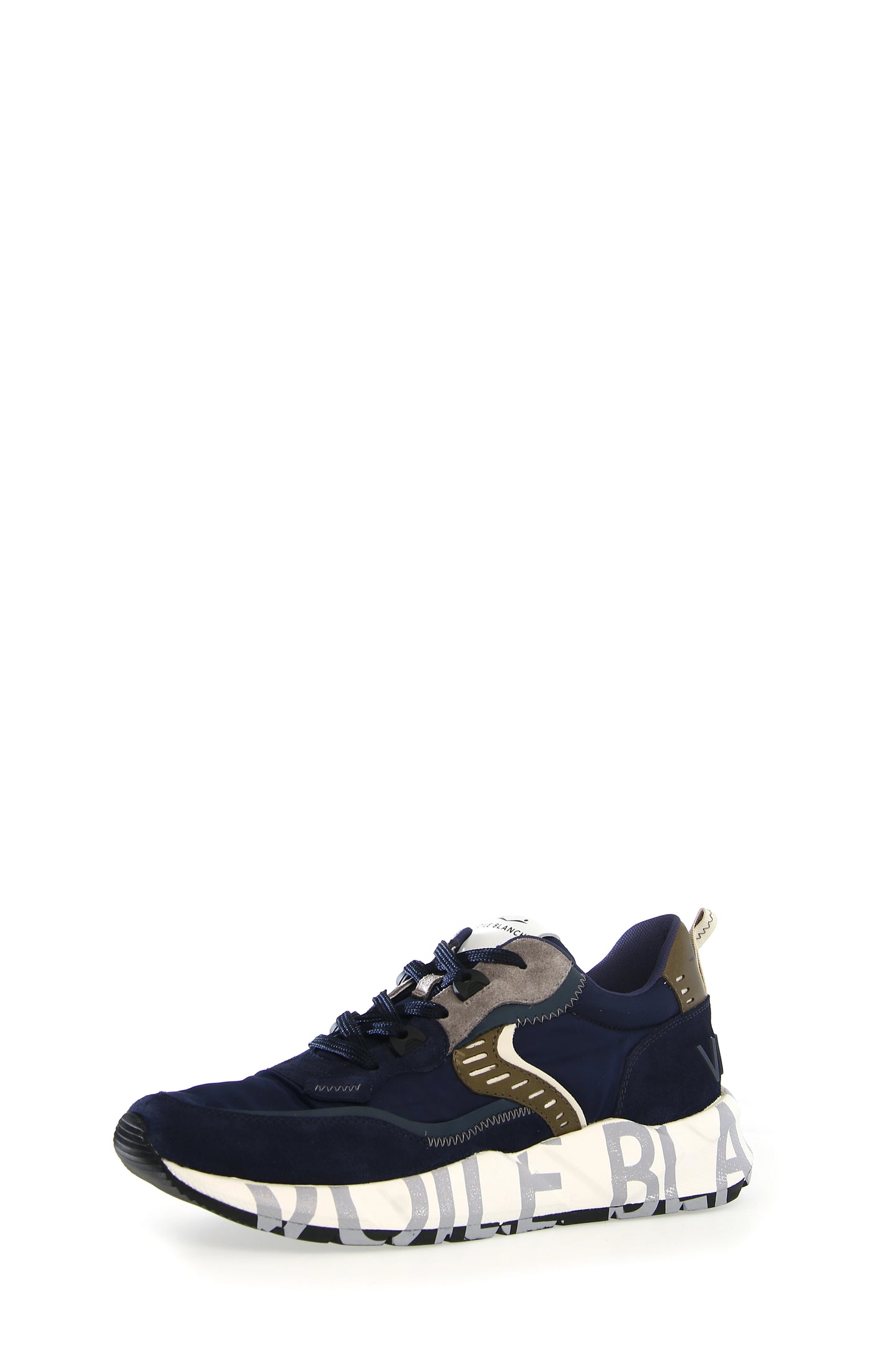 VOILE BLANCHE | SNEAKERS HOMBRE | CLUB01 SUEDE/NYLON NAVY DARK GREY | AZUL