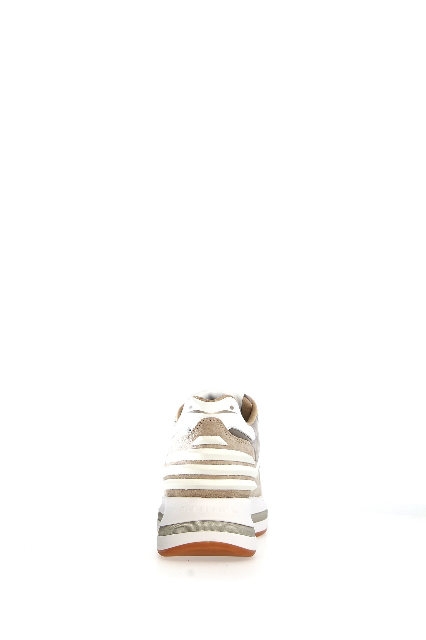 VOILE BLANCHE | SNEAKERS MUJER | MERRY POWER CRACKED METAL LEATHER/NYLON GOLD TAUPE | DORADO