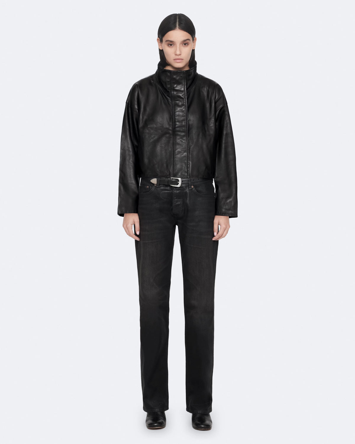 ALL SAINTS Ryder Jacket Black: sort jakke til kvinder