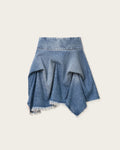 ALL SAINTS Crissy Denim Skirt Vintage Indigo: niebieski spódnica dla kobiet