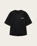 ALL SAINTS Halis Amelie TEE Black: أسود تيشيرت للنساء