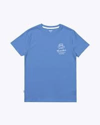 WEMOTO Marina TEE Bright BLUE: blau T-Shirt für Herren