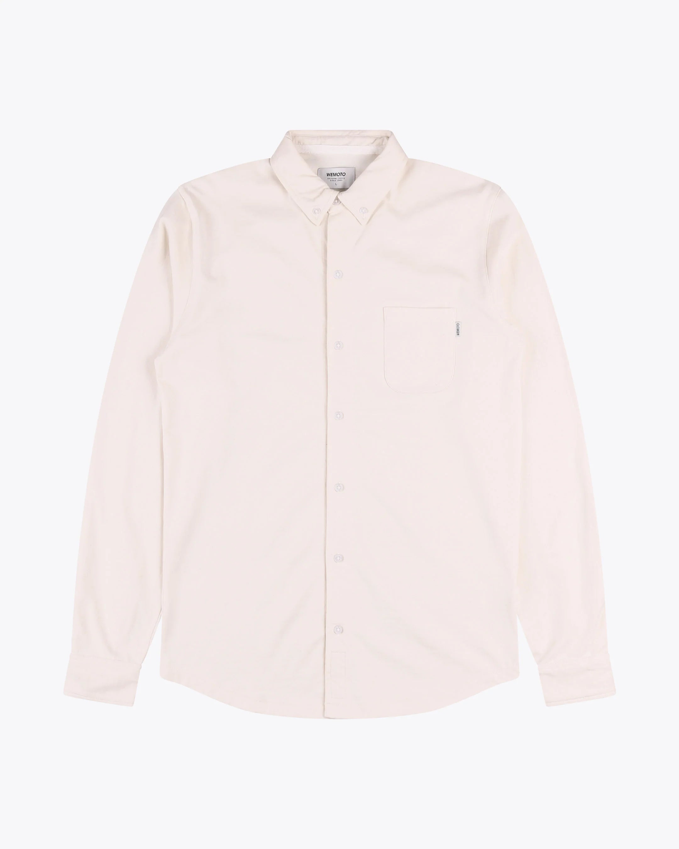 WEMOTO SHAW Natural: beige chemise pour homme