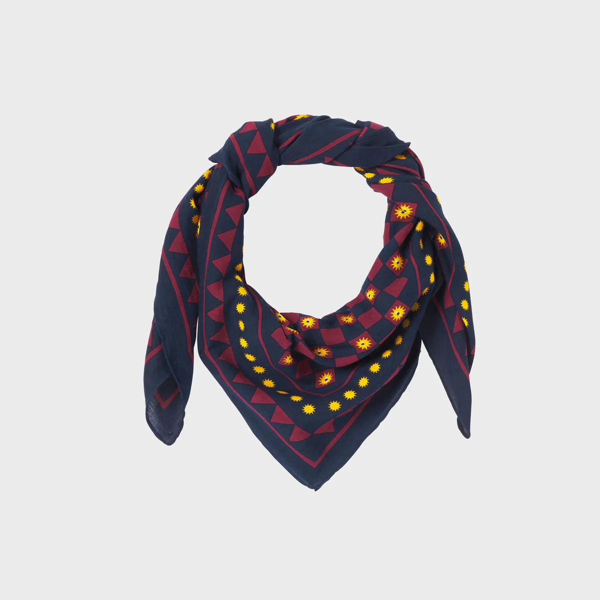 BILLYBELT | PAÑUELOS | MUJER | FOULARD ROMAINE - MARINE | AZUL