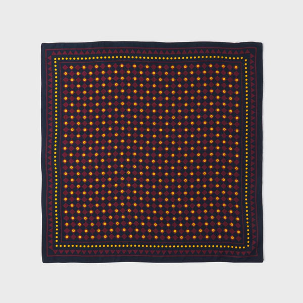 BILLYBELT | PAÑUELOS | MUJER | FOULARD ROMAINE - MARINE | AZUL