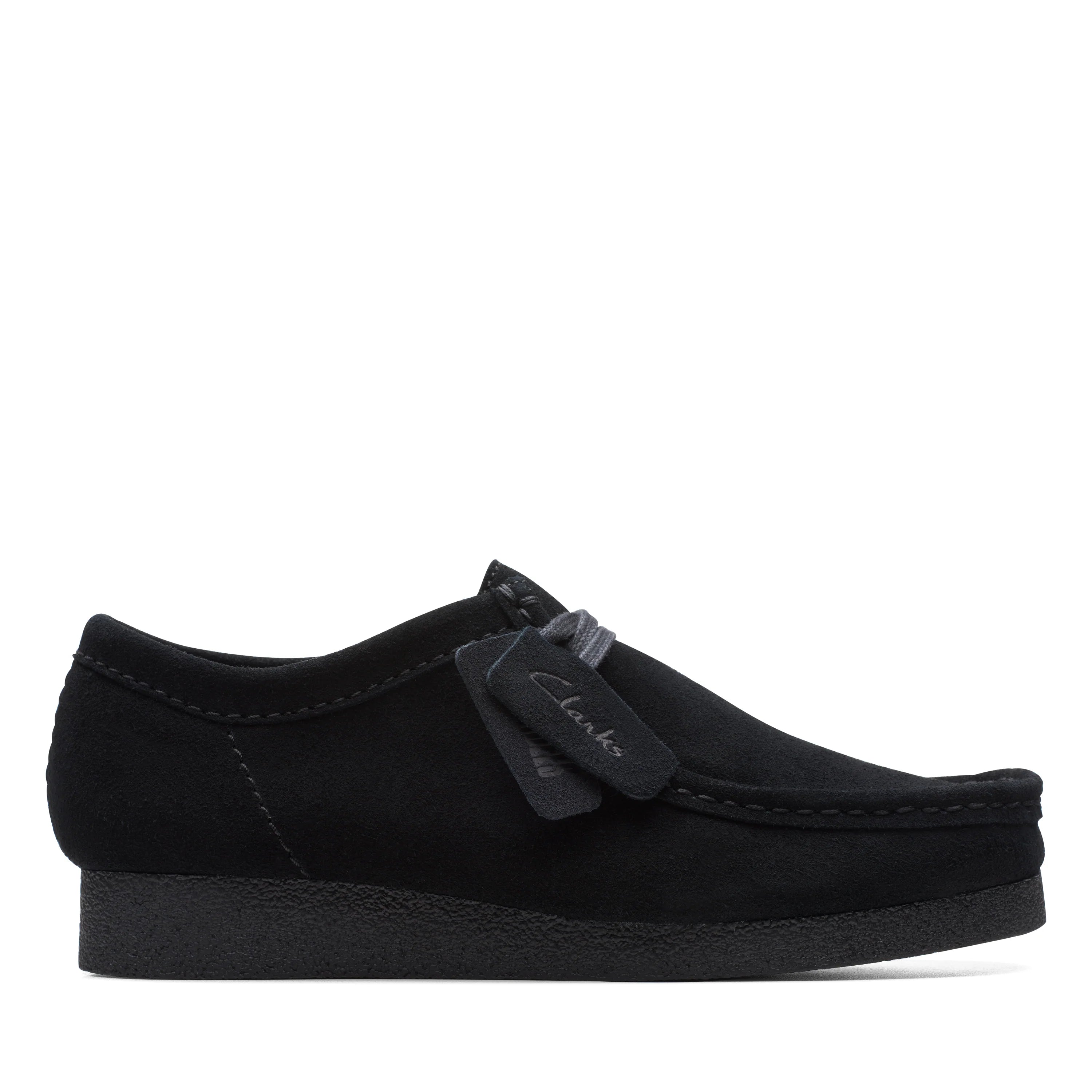 Zapatos Casual De La Marca Clarks  Para Hombre Modelo Wallabeeevo Black Sde En Color Negro