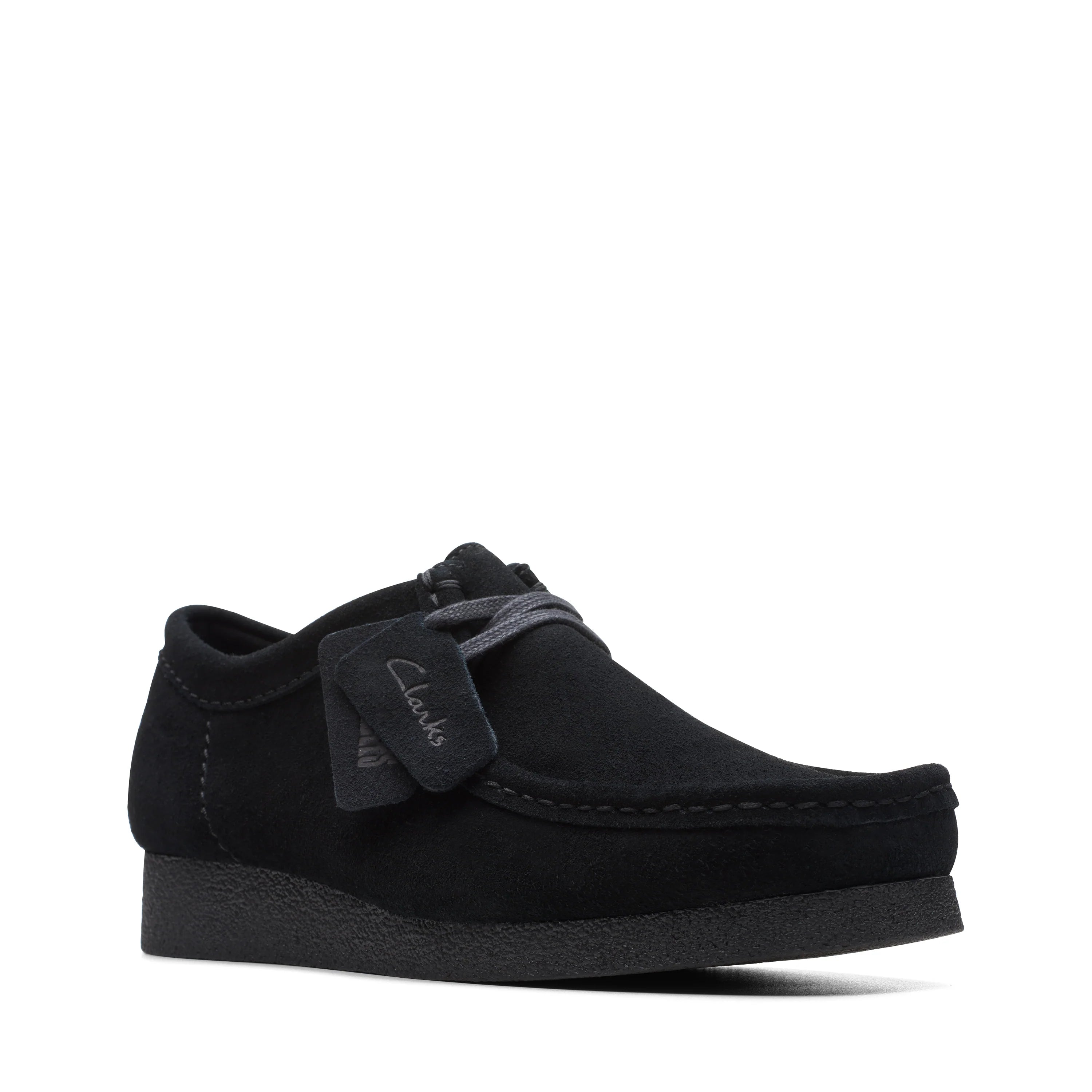 Zapatos Casual De La Marca Clarks  Para Hombre Modelo Wallabeeevo Black Sde En Color Negro