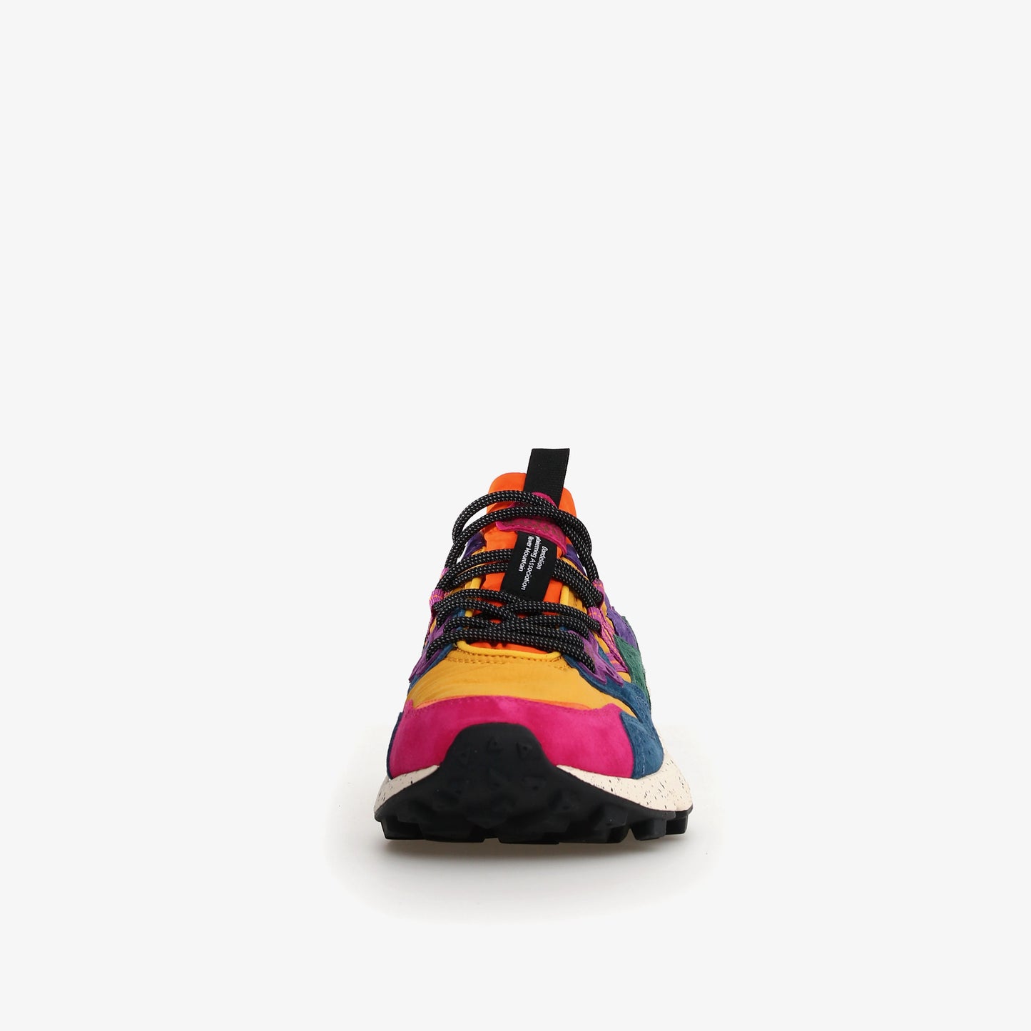 FLOWER MOUNTAIN | SNEAKERS MUJER | YAMANO 3 UNI SUEDE/NYLON FUCHSIA-YELLOW-GREEN | ROSA