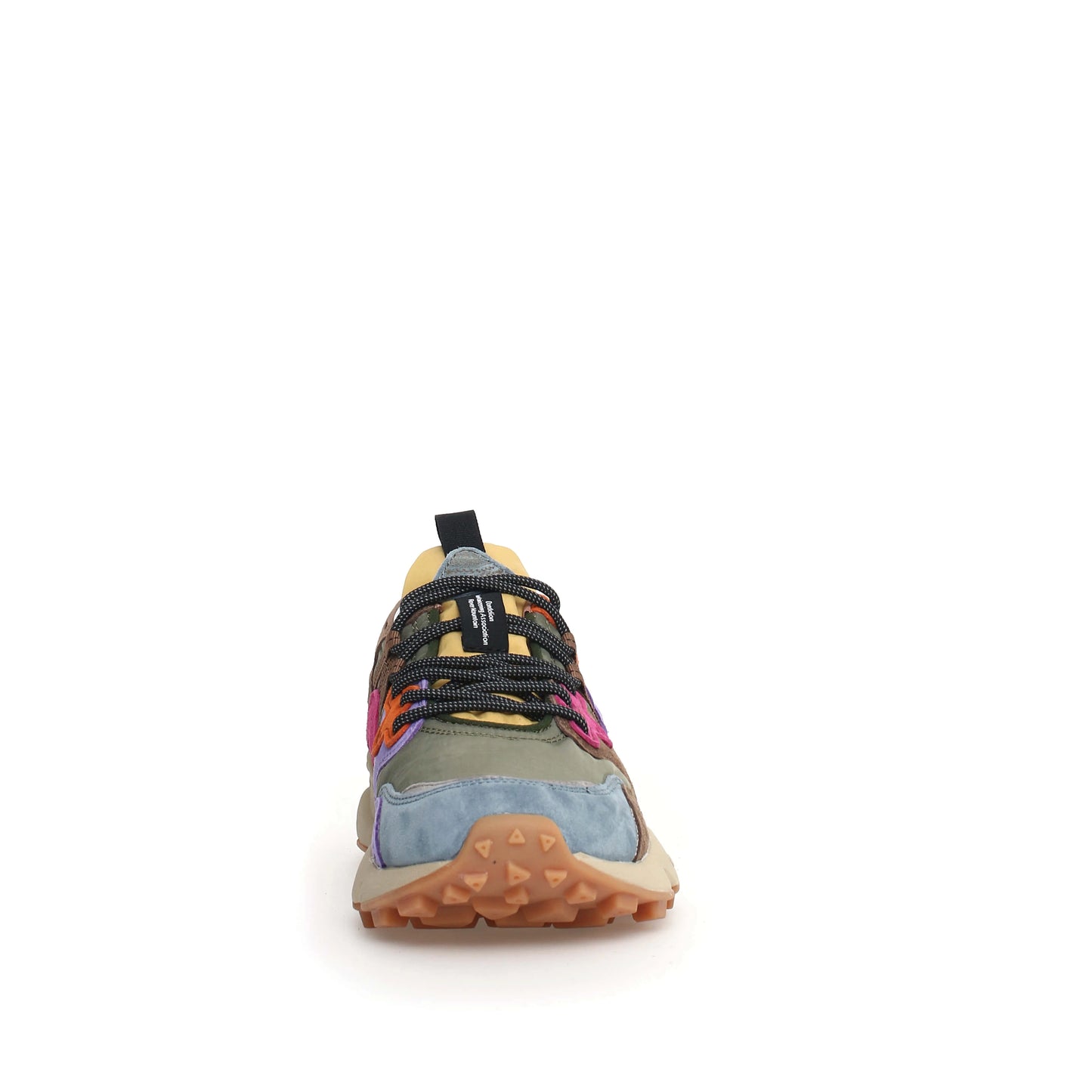 FLOWER MOUNTAIN | SNEAKERS MUJER | YAMANO 3 UNI SUEDE/NYLON KAKI-MULTI | CAQUI