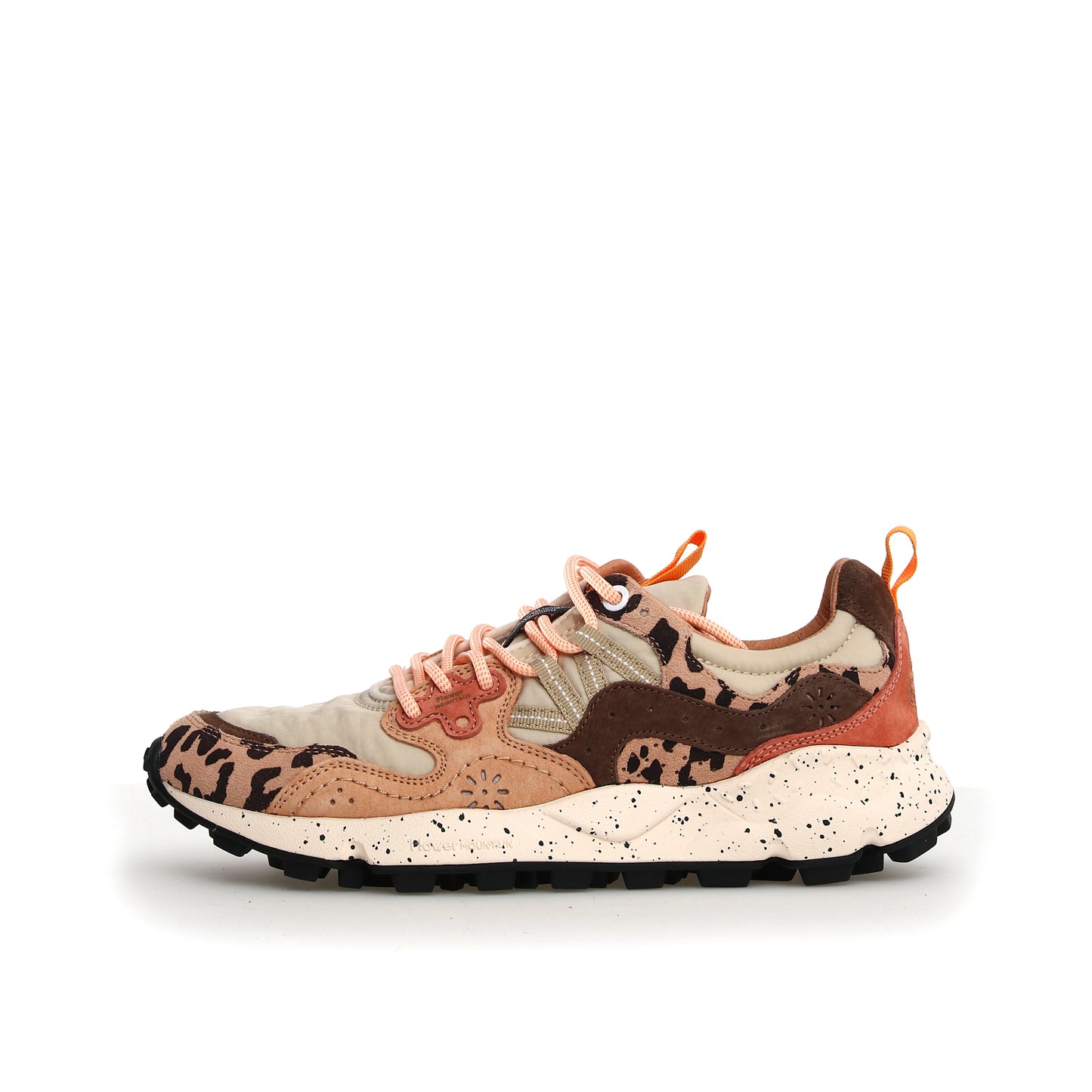 FLOWER MOUNTAIN | SNEAKERS MUJER | YAMANO 3 UNI SUEDE/PRINT/NYLON BEIGE-MILK-LIGHT BROWN | BEIGE