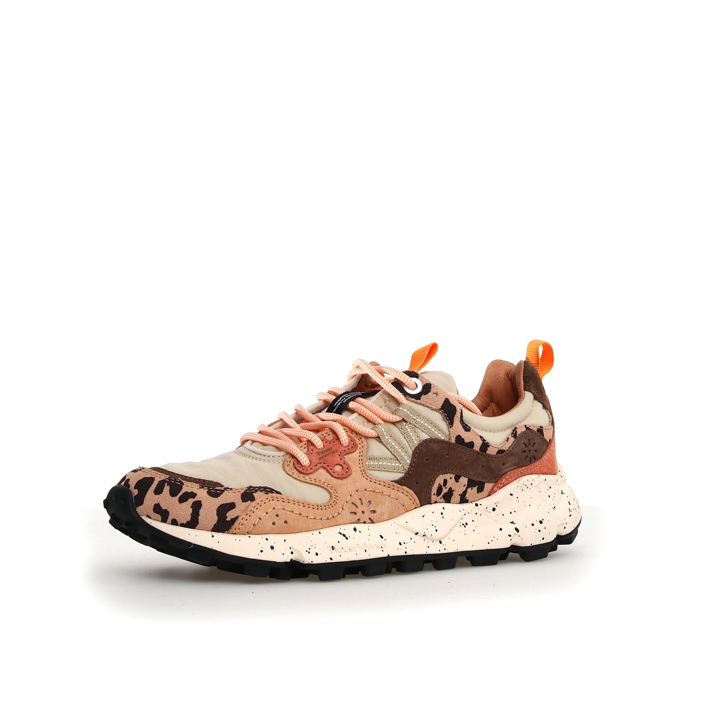 FLOWER MOUNTAIN | SNEAKERS MUJER | YAMANO 3 UNI SUEDE/PRINT/NYLON BEIGE-MILK-LIGHT BROWN | BEIGE