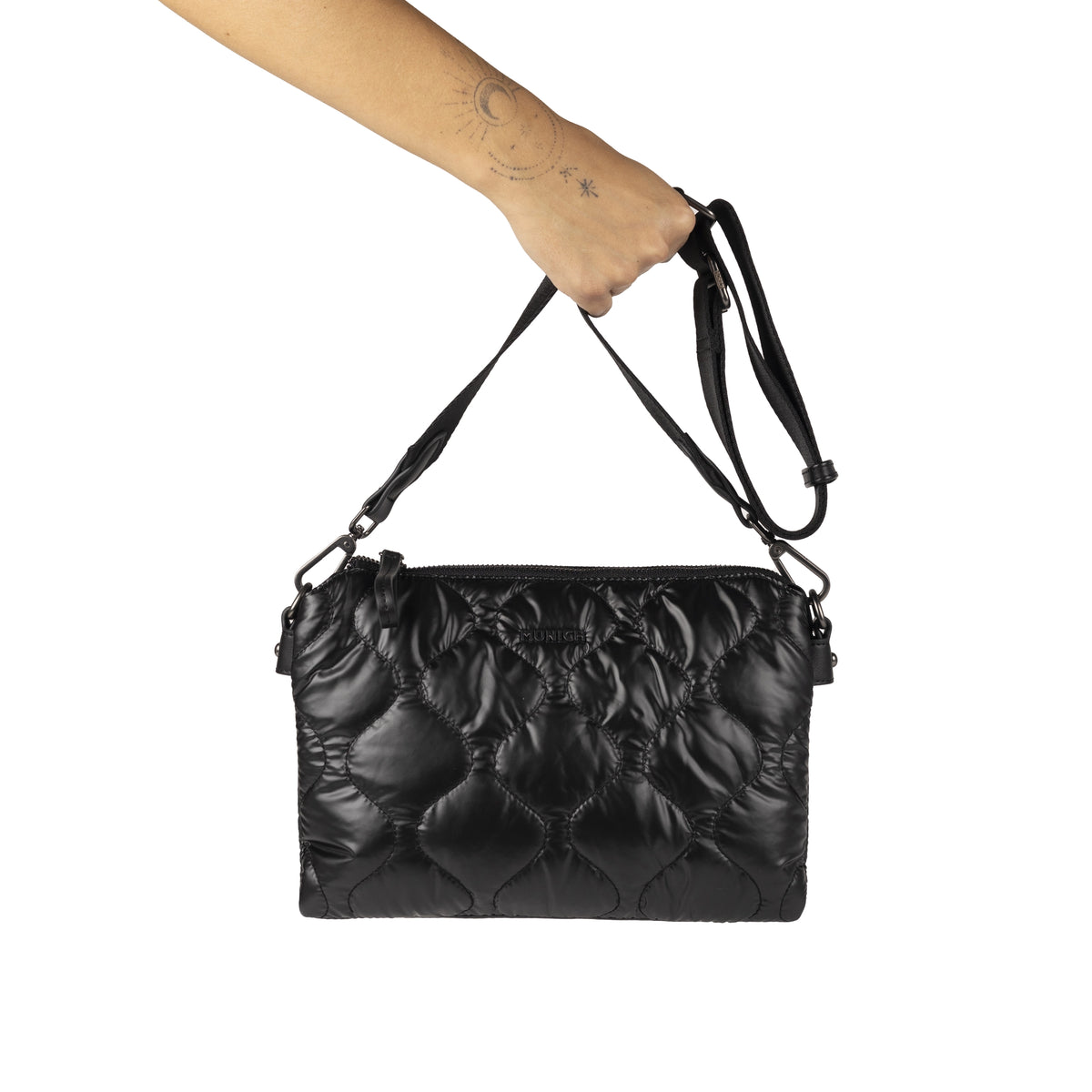 MUNICH | BOLSOS | MUJER | COVER CROSSBODY BLACK | NEGRO