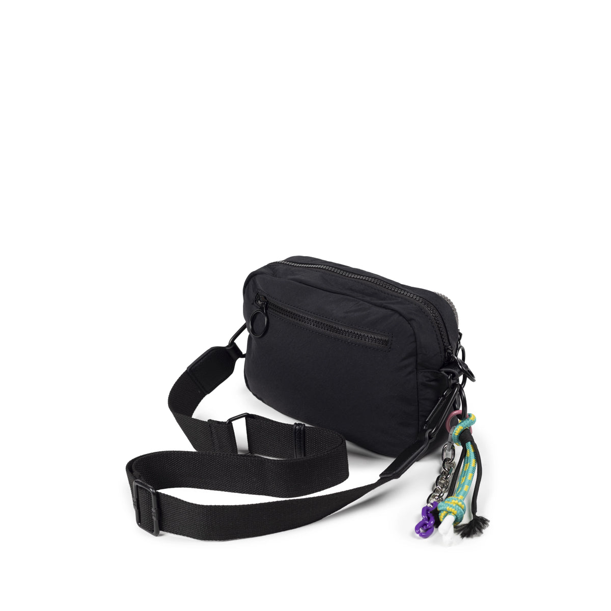 MUNICH DEEP Recycled Crossbody Camera Black: black bag for women