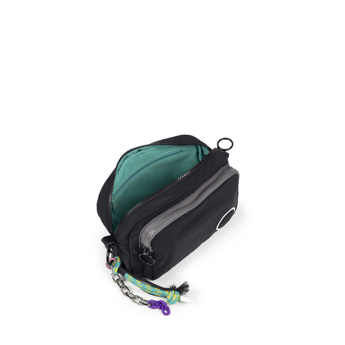 MUNICH DEEP Recycled Crossbody Camera Black: black bag for women