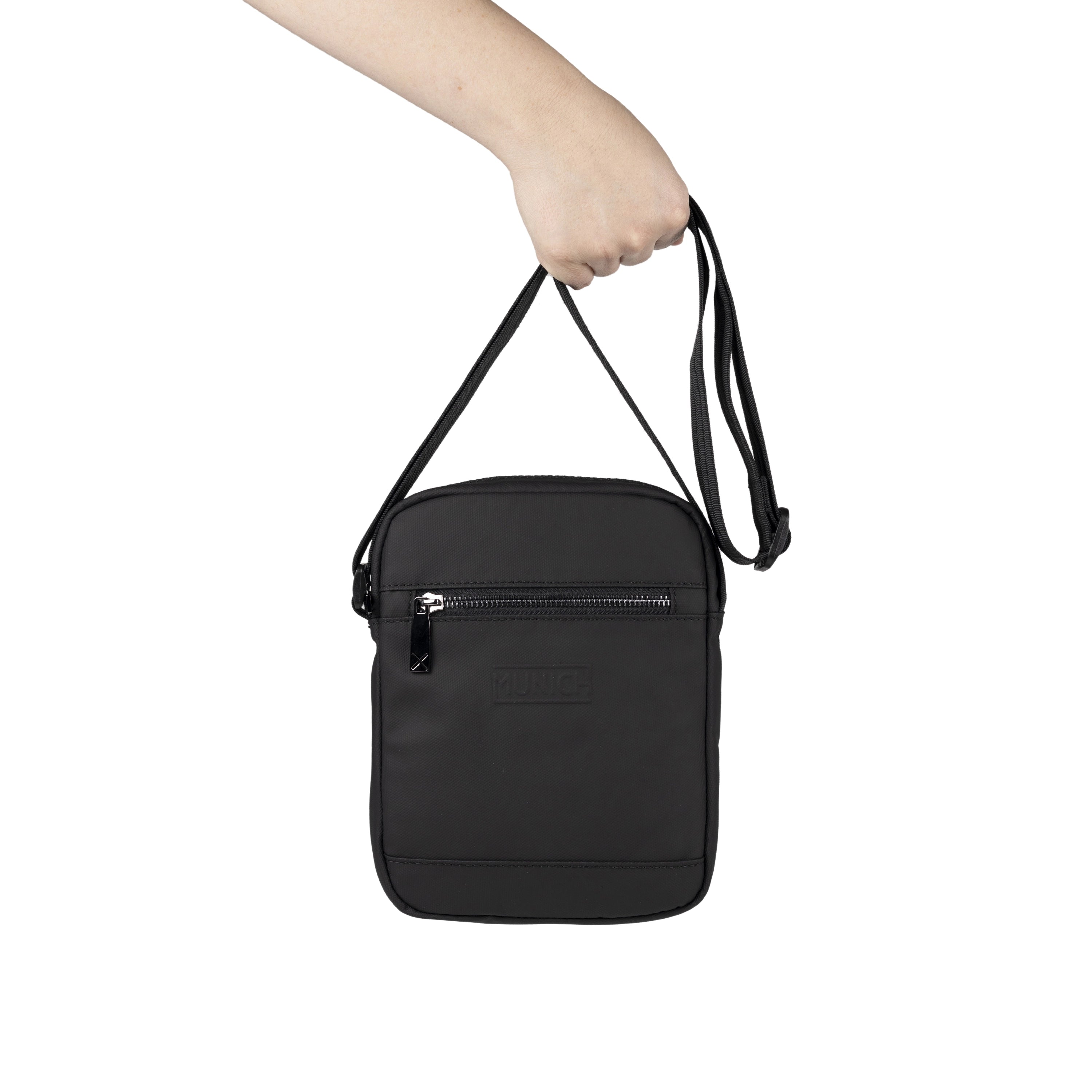 MUNICH | BAGS | MEN | PEAK RECYCLED CROSSBODY BLACK | BLACK
