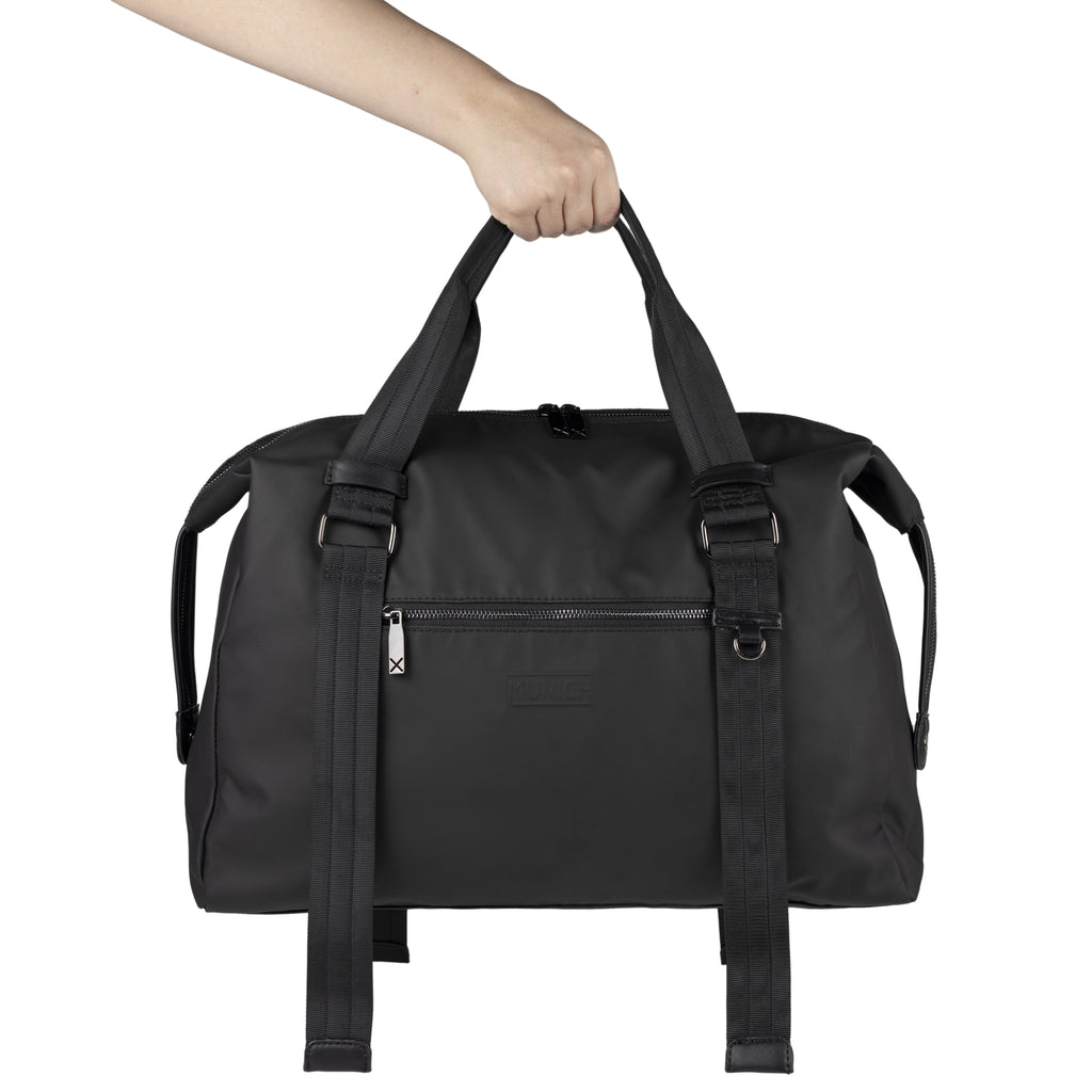 MUNICH PEAK Recycled Weekender Black: sort taske til mænd