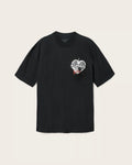 ALL SAINTS Reflect SS CREW Washed Black: أسود تيشيرت للرجال