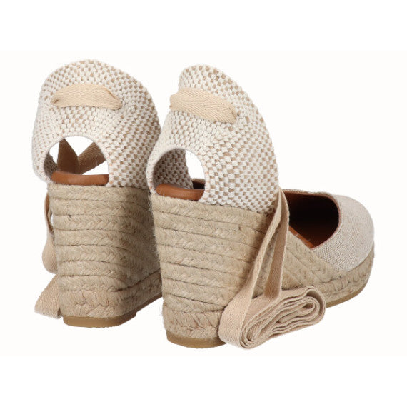 VIGUERA | Espadrillas da donna | Lino Naturale | Beige
