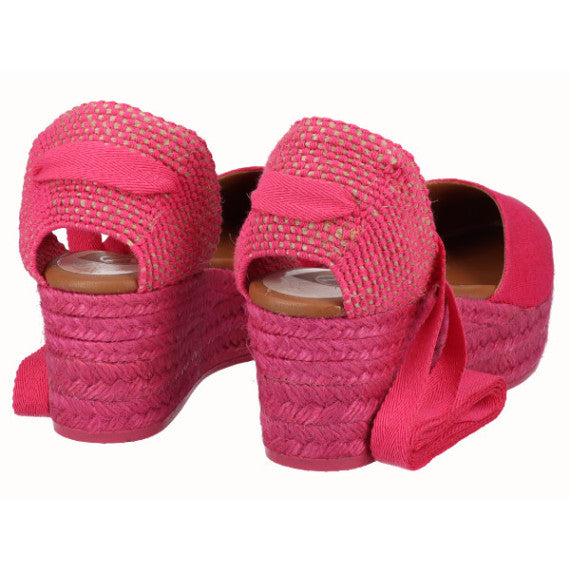 VIGUERA | Espadrillas da donna | Lino fucsia | Rosa