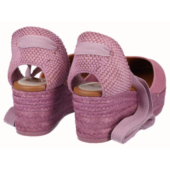 VIGUERA | Espadrillas da donna | Lino malva | Lilla