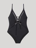 GISELA Bañador Negro: black bañadores for women