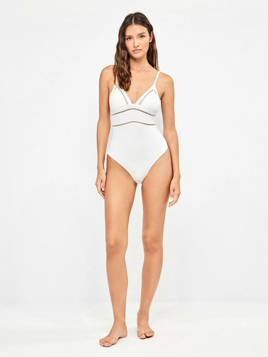 GISELA | BAÑADORES | MUJER | TRAJE DE BAÑO BLANCO | BLANCO