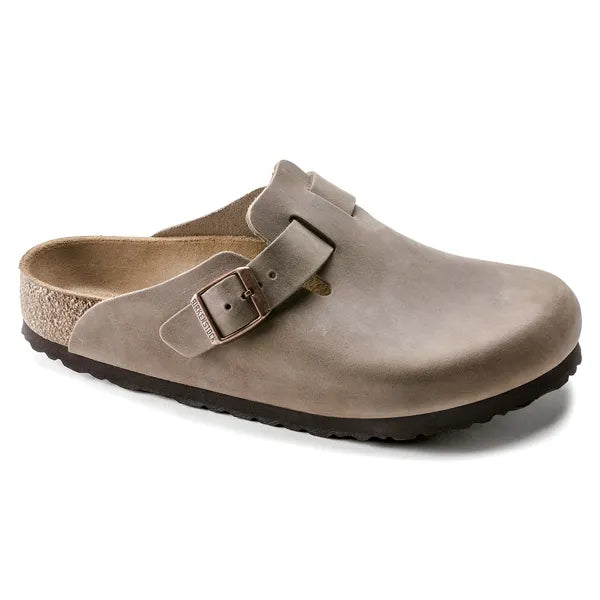 BIRKENSTOCK | MULES ET SABOTS | UNISEXE | BOSTON LEOI MARRON TABAC | PRINTEMPS ÉTÉ