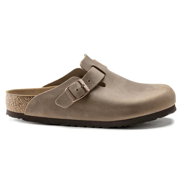 BIRKENSTOCK | MULES ET SABOTS | UNISEXE | BOSTON LEOI MARRON TABAC | PRINTEMPS ÉTÉ