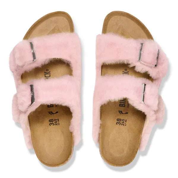 BIRKENSTOCK | SANDALS | WOMAN | ARIZONA SHEARLING COVER UPPER C.ROSE ROSE | PINK