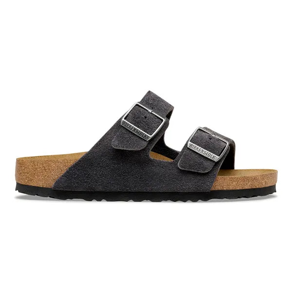 BIRKENSTOCK グレー サンダル 37 （24cm） BIRKENSTOCK Arizona LEVE Charcoal: グレー サンダル レディース – Tascon