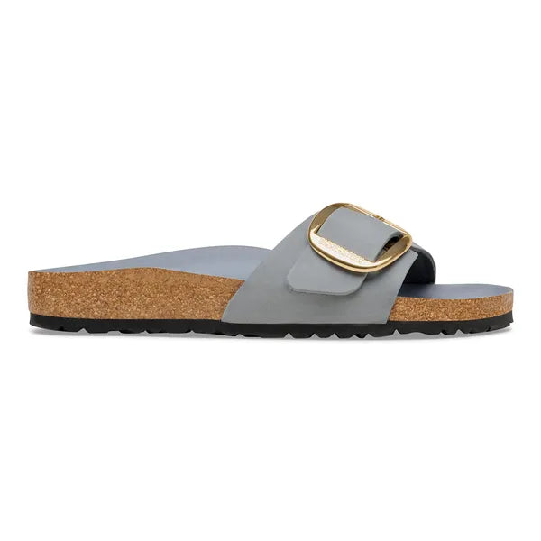 BIRKENSTOCK Madrid BIG Buckle LEOI Basalt GRAY HEX: сірий сандалі для жінок
