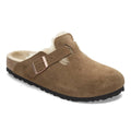 BIRKENSTOCK Boston DARK TEA: بني قباقيب للنساء