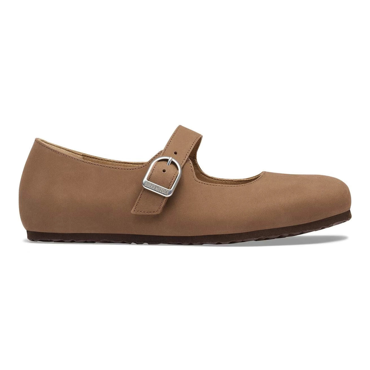 BIRKENSTOCK Santa Clarita DARK TEA: brown ballet flats for women