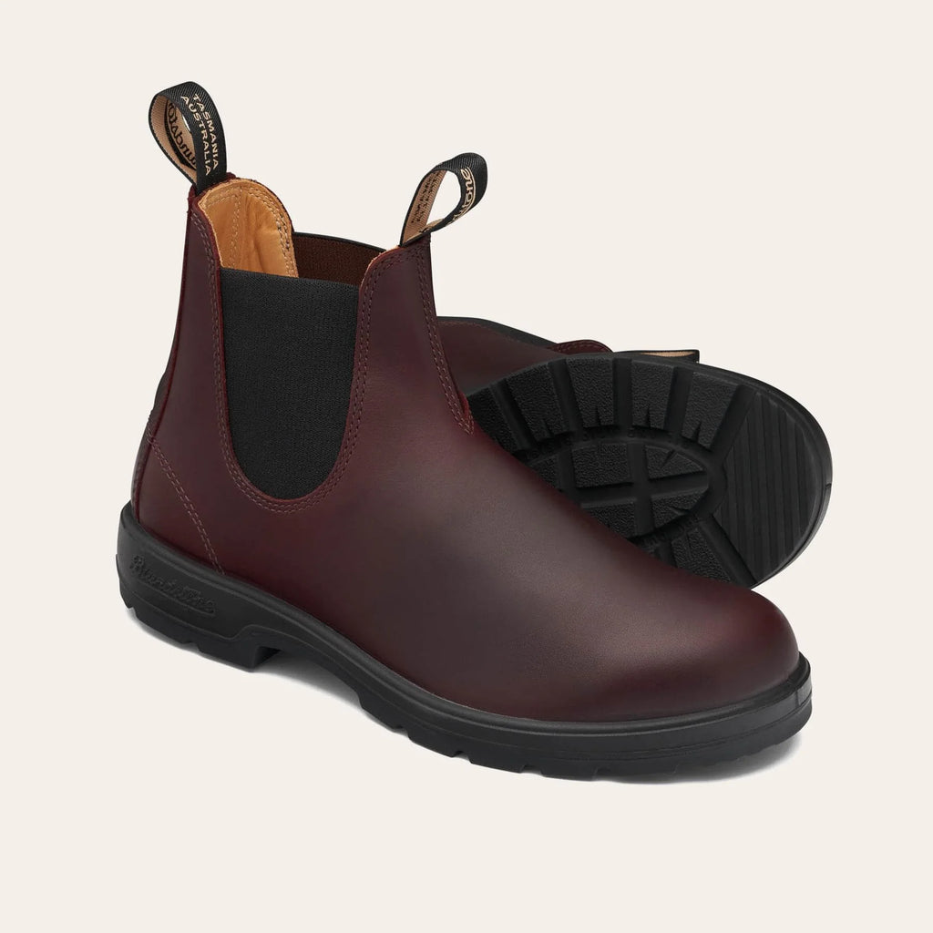 BLUNDSTONE | BOTAS CHELSEA | UNISEX | 2130 AUBURN LEATHER | ROJO
