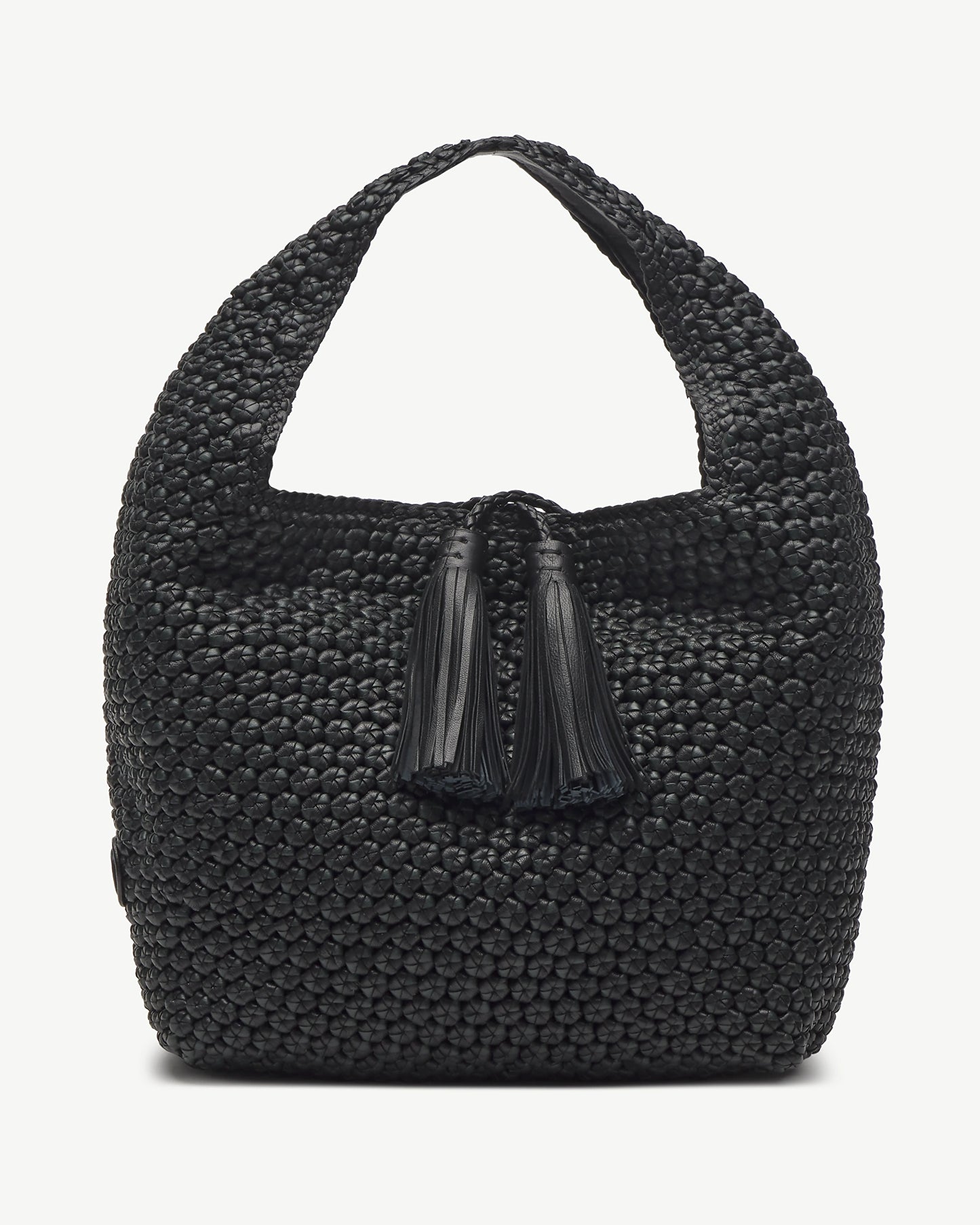 LOTTUSSE | BOLSOS | MUJER | SACO HOBO NOODBAG PIEL DE CORDERO NEGRO | NEGRO