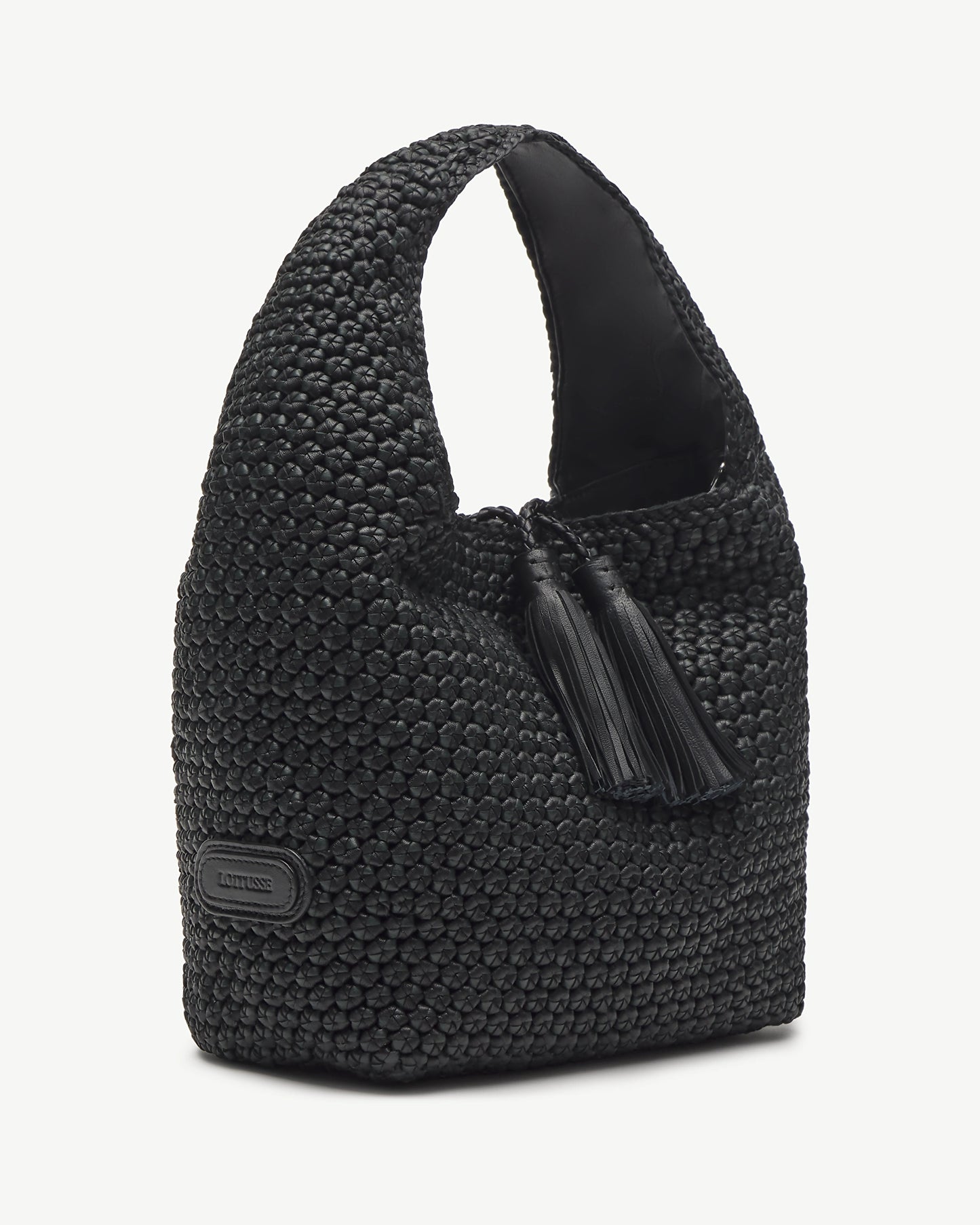 LOTTUSSE | BOLSOS | MUJER | SACO HOBO NOODBAG PIEL DE CORDERO NEGRO | NEGRO