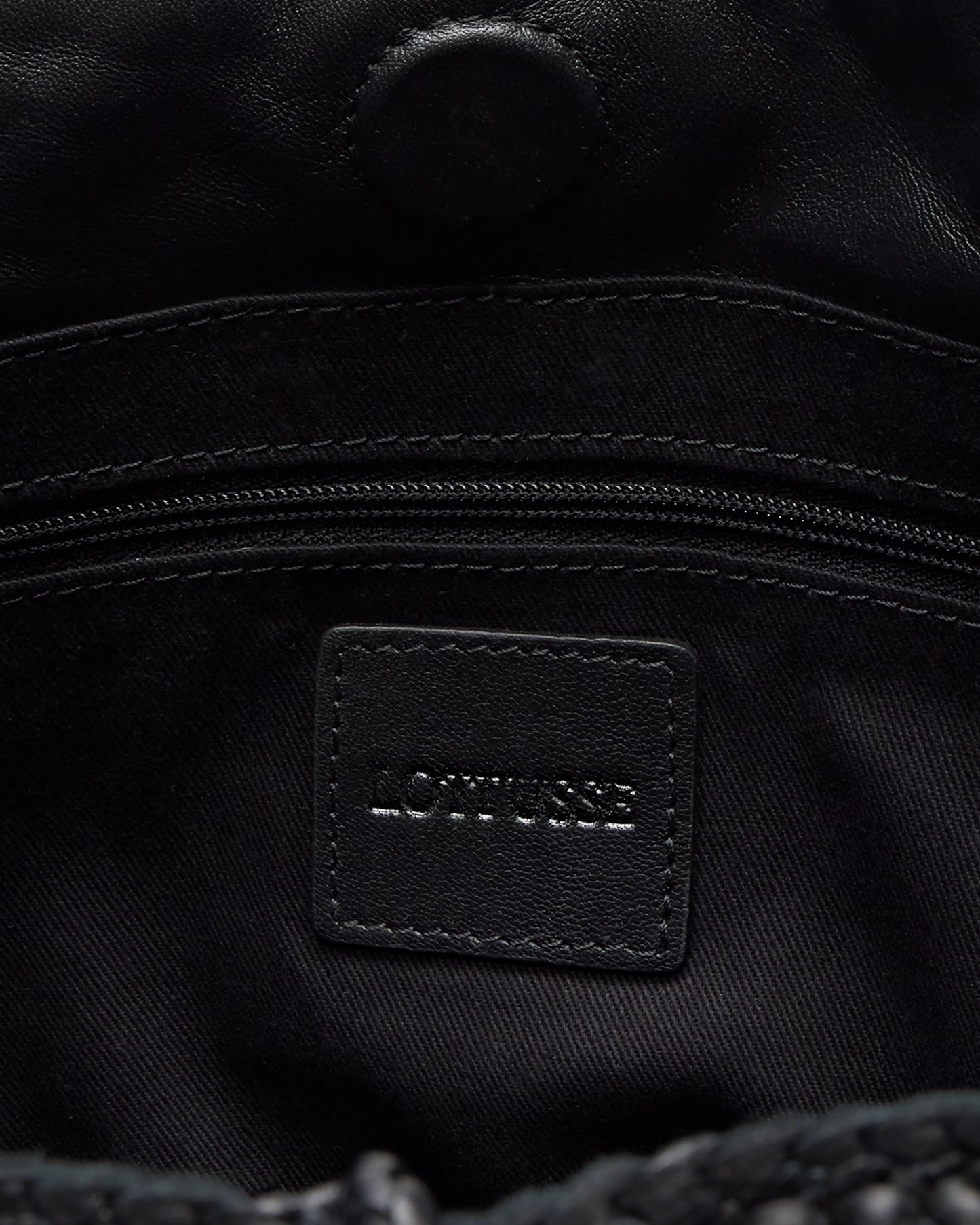 LOTTUSSE | BOLSOS | MUJER | SACO HOBO NOODBAG PIEL DE CORDERO NEGRO | NEGRO