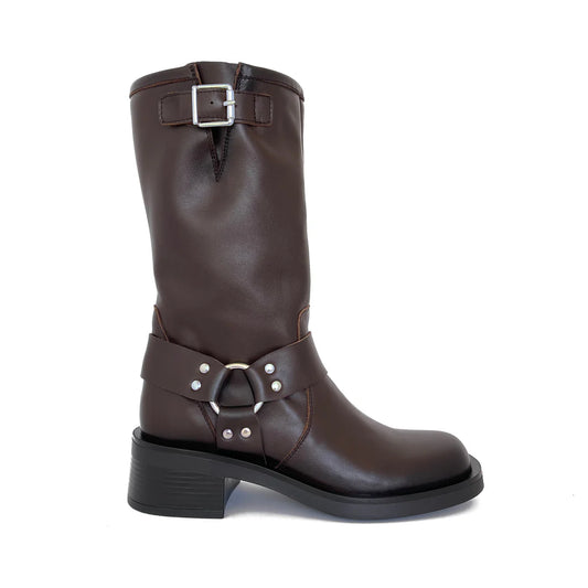 LUIS GONZALO 1966 | WOMEN'S BOOTS | NI BIKER BOOT | BROWN