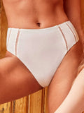GISELA | BAÑADORES | MUJER | BRAGA BIKINI ALTA MARFIL | BLANCO
